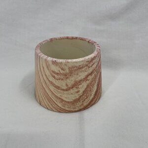 Ceramic Wooden Paint Style Flower Pot